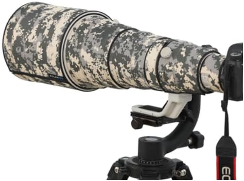 ROLANPRO Waterproof Lens Camouflage Cover for Nikon Z 600mm F6.3 VR S Rain Cover Lens Protective Sleeve Case Clothing-#39 Reed B Waterproof