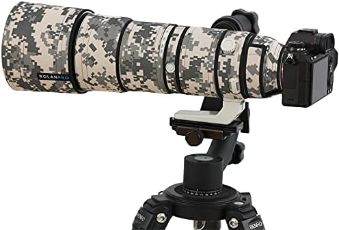 ROLANPRO Waterproof Camouflage Cover for Sony FE 200-600mm F5.6-6.3 G OSS Protective Sleeve Case Clothing Raincover-#27 Jungle camo Waterproof