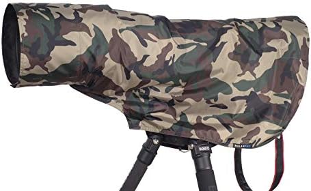 ROLANPRO L Size Rain Cover Raincoat for Telephoto, 90cm Length for Sigma 300-800mm,400mm f/2.8、 500mm f/4、600mm f/4、800mm f/5.6 Lens-#Army Green Waterproof