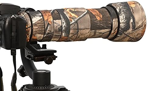 Rolanpro Lens Cover Camouflage Rain Cover for Nikon AF-S 200-500mm f/5.6E FL ED VR Camera Lens Protective Sleeve Case-#9 Classical Grass Waterproof