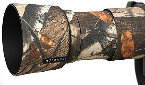 Rolanpro Lens Cover Camouflage Rain Cover for Nikon AF-S 200-500mm f/5.6E FL ED VR Camera Lens Protective Sleeve Case-#9 Classical Grass Waterproof
