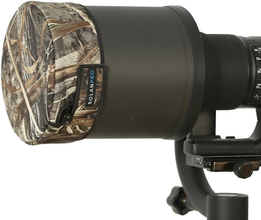 ROLANPRO Waterproof Lens Camouflage Cover for Nikon Z 600mm F6.3 VR S Rain Cover Lens Protective Sleeve Case Clothing-#39 Reed B Waterproof