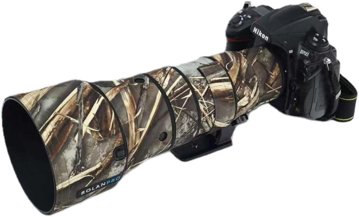 ROLANPRO Jungle Waterproof Lens Cover for Nikon AF-S 500mm F5.6E PF ED VR Rain Cover Guns Protective - Durable and Versatile Lens Protection #27