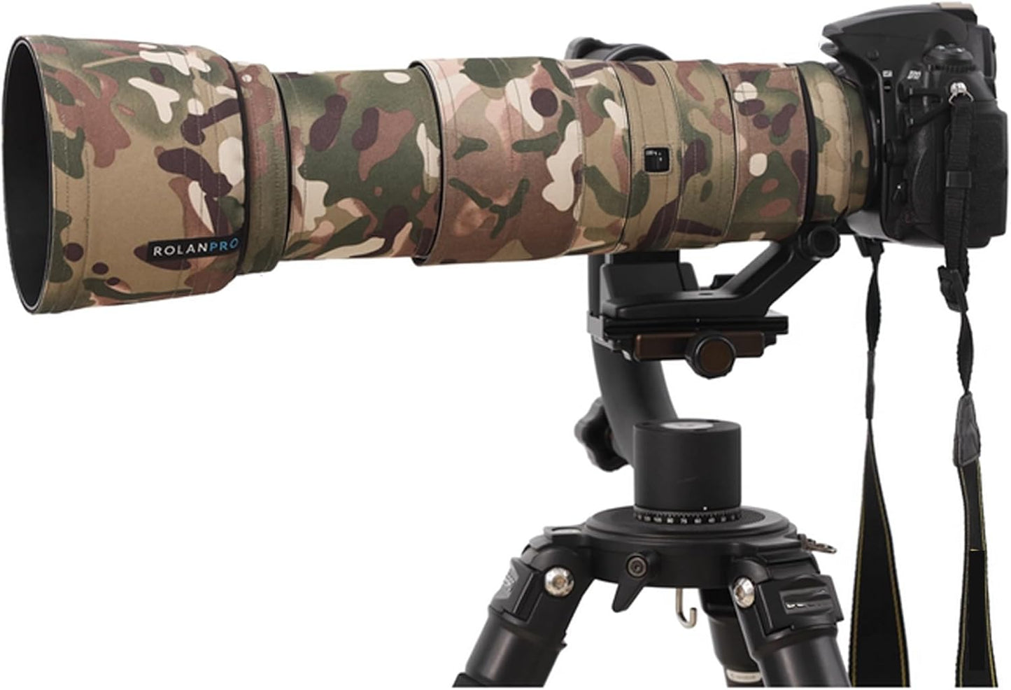 Rolanpro Lens Cover Camouflage Rain Cover for Nikon AF-S 200-500mm f/5.6E FL ED VR Camera Lens Protective Sleeve Case-#9 Classical Grass Waterproof