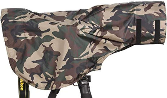 ROLANPRO L Size Rain Cover Raincoat for Telephoto, 90cm Length for Sigma 300-800mm,400mm f/2.8、 500mm f/4、600mm f/4、800mm f/5.6 Lens-#Army Green Waterproof