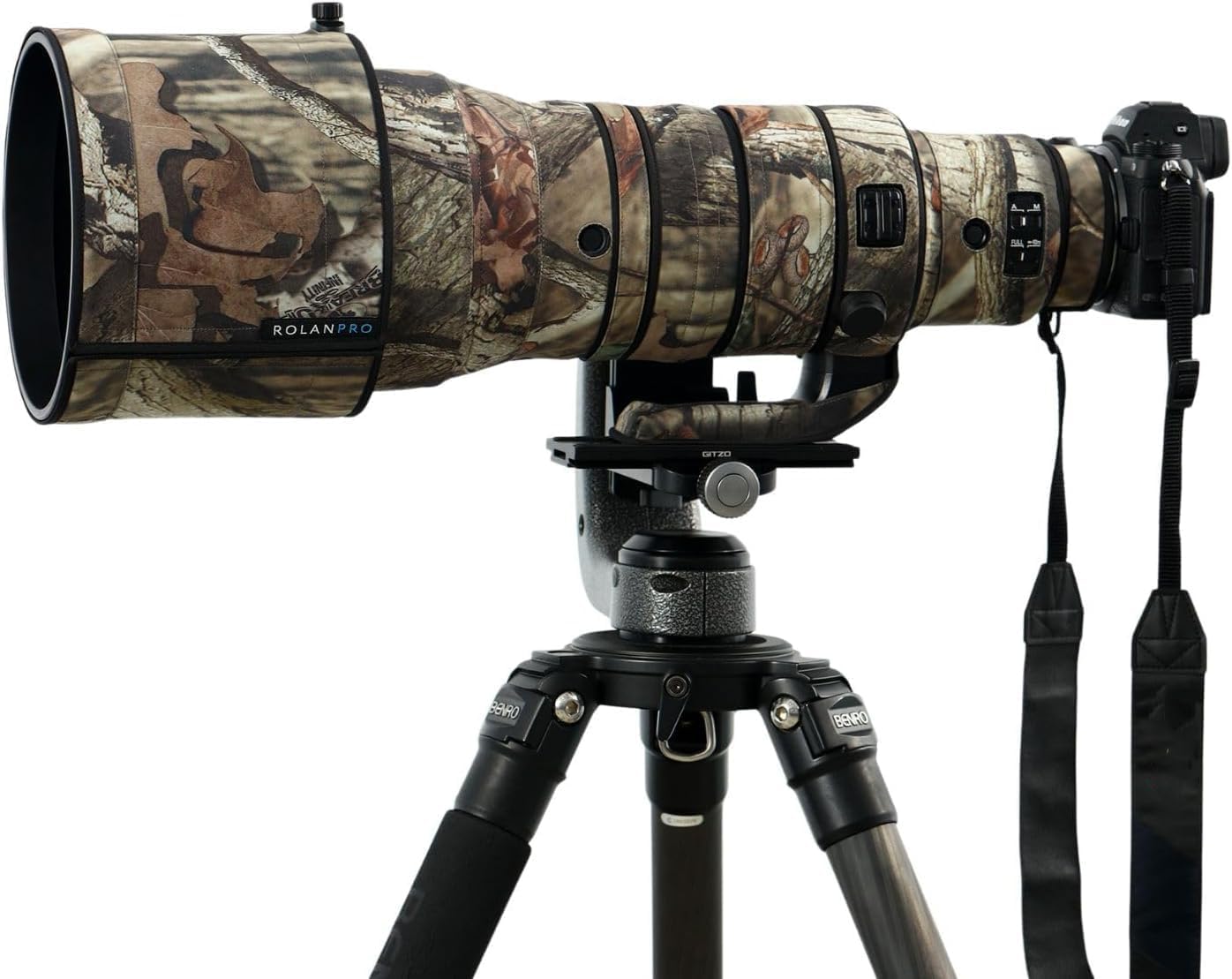 Rolanpro Waterproof Lens Cover for Nikon Z 400mm F2.8 TC VR S Rain Cover Lens Protective Sleeve Case Clothing-#11 Wilderness camo