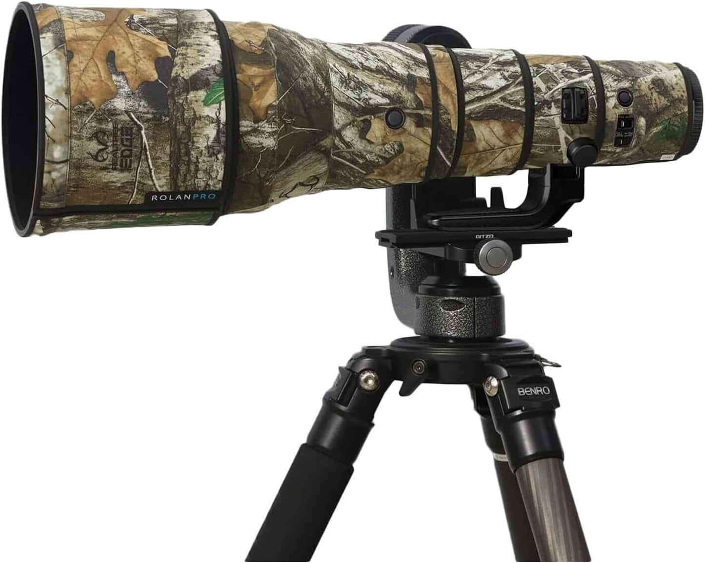 ROLANPRO Waterproof Lens Camouflage Cover for Nikon Z 800mm f6.3 VR S Camouflage Rain Cover Lens Protective Sleeve Case Clothing-#9 Reed