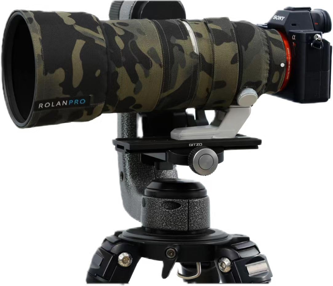 ROLANPRO Waterproof Camouflage Cover for Sony FE 70-200mm F2.8 GM OSS II Raincover Protection Sleeve Case Clothing-#27 Jungle Camo Waterproof