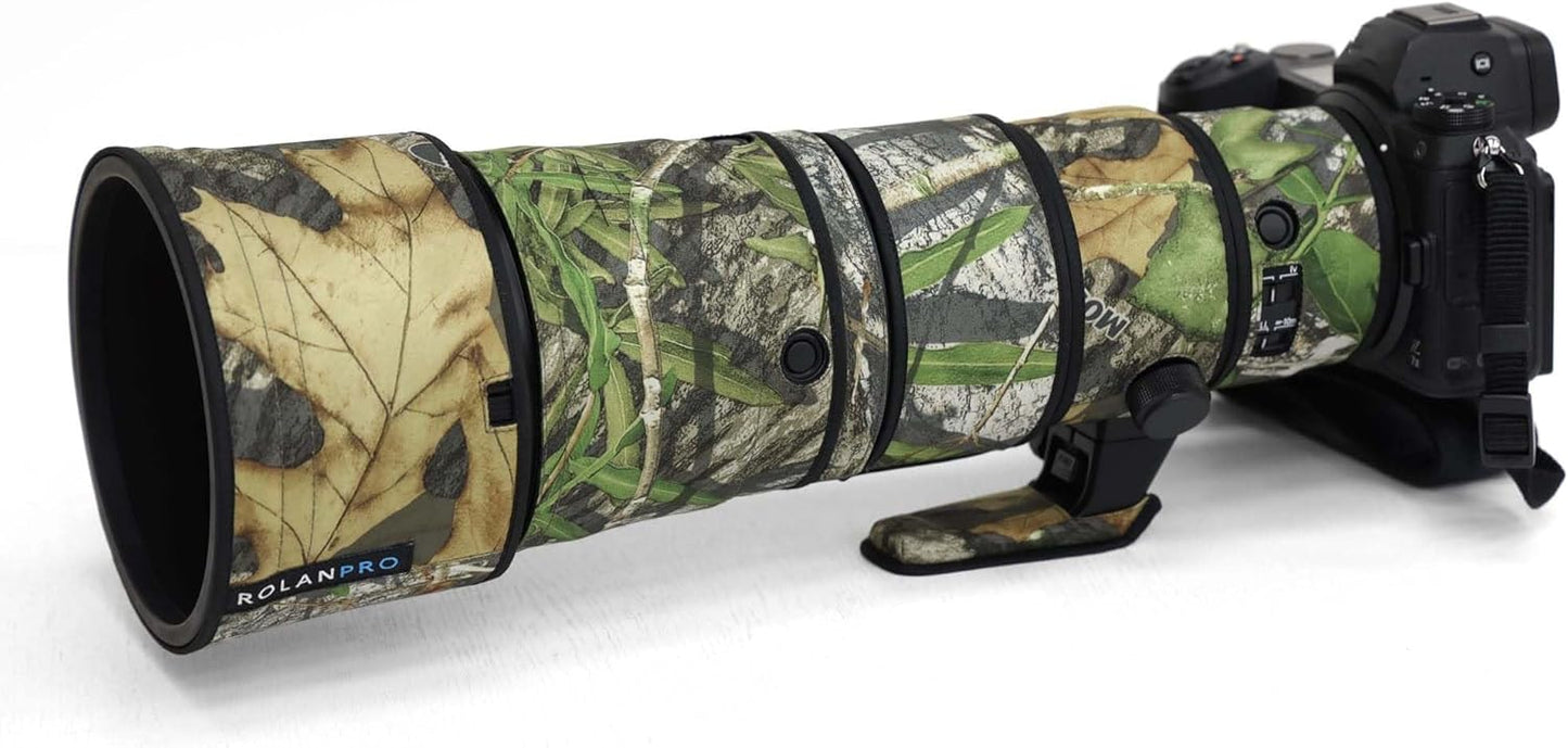 ROLANPRO Waterproof Lens Camouflage Cover for Nikon Z 600mm F6.3 VR S Rain Cover Lens Protective Sleeve Case Clothing-#39 Reed B Waterproof