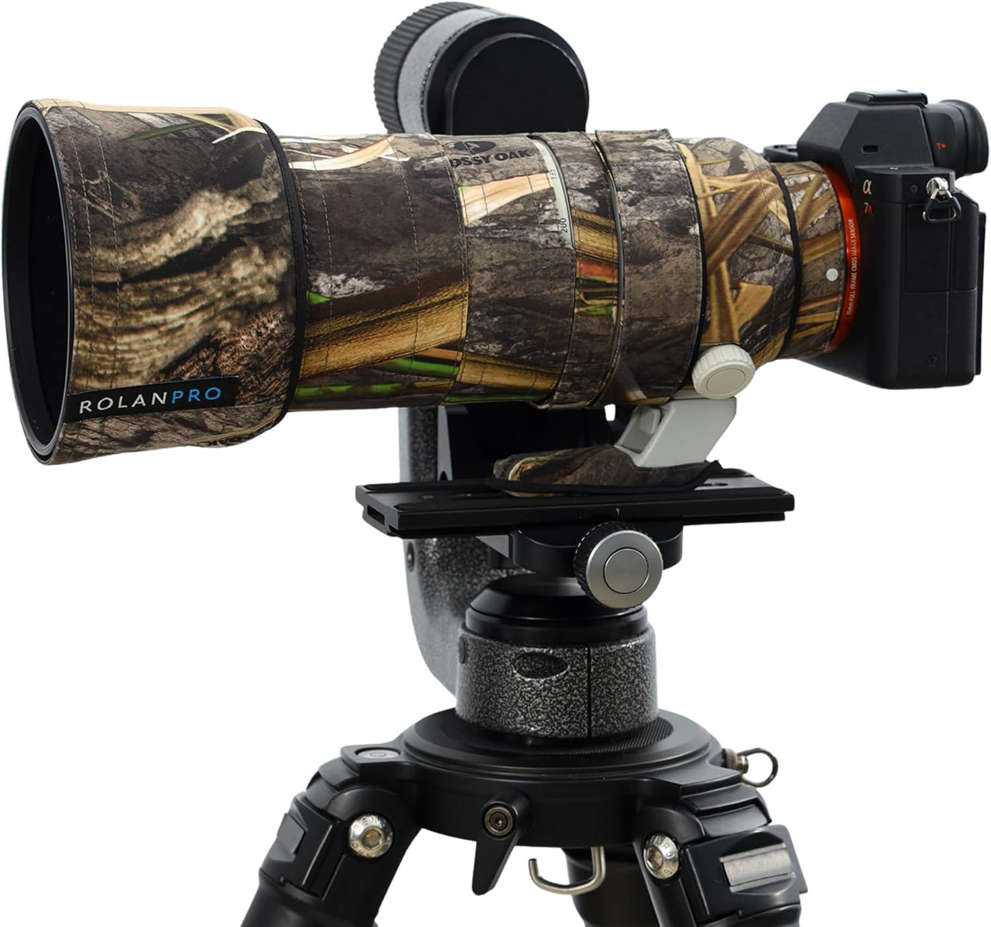 ROLANPRO Waterproof Camouflage Cover for Sony FE 70-200mm F2.8 GM OSS II Raincover Protection Sleeve Case Clothing-#27 Jungle Camo Waterproof