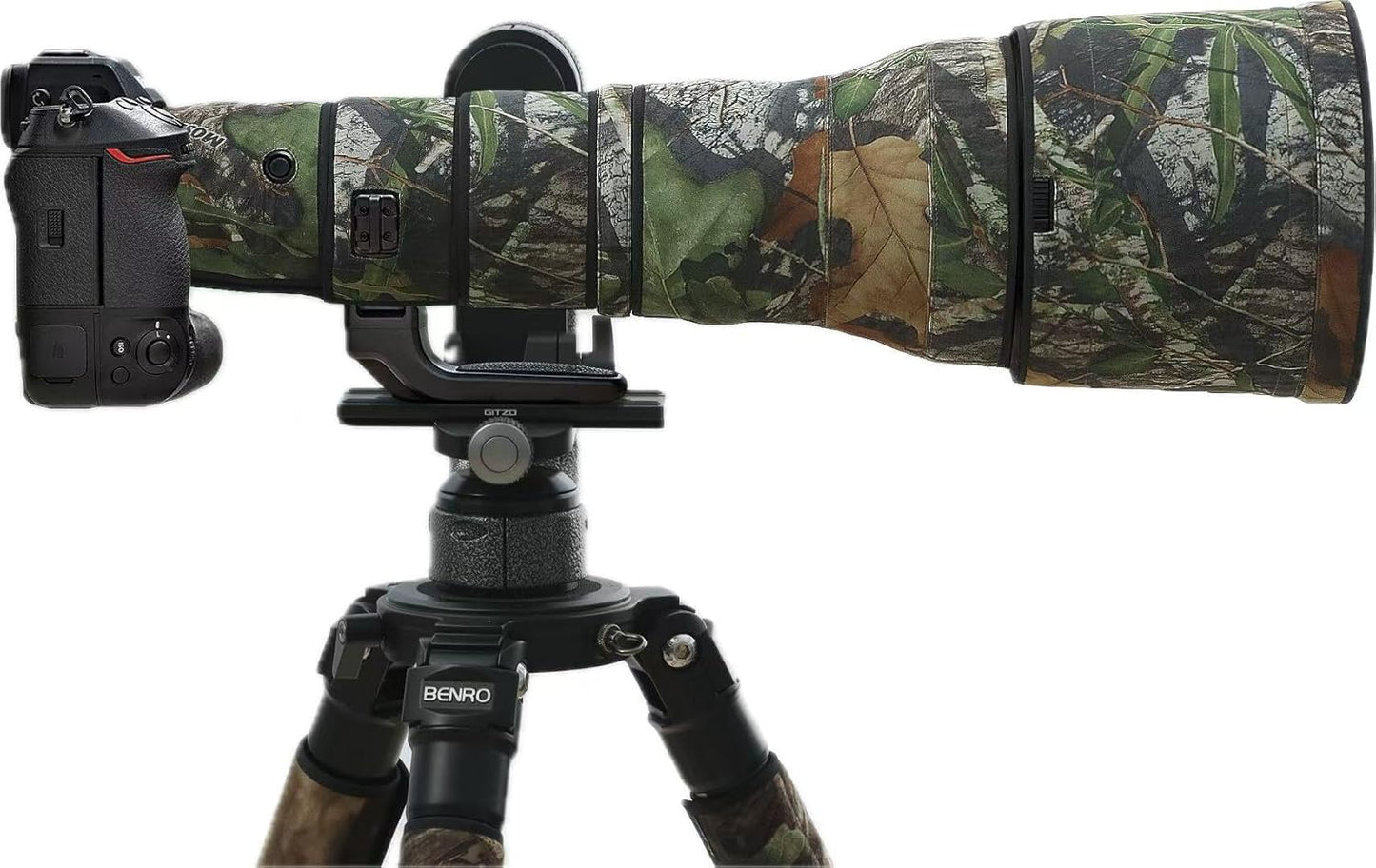 ROLANPRO Waterproof Lens Camouflage Cover for Nikon Z 800mm f6.3 VR S Camouflage Rain Cover Lens Protective Sleeve Case Clothing-#9 Reed