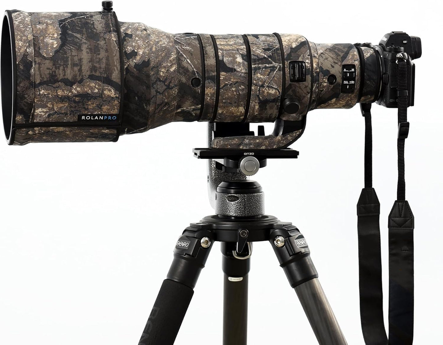 Rolanpro Waterproof Lens Cover for Nikon Z 400mm F2.8 TC VR S Rain Cover Lens Protective Sleeve Case Clothing-#11 Wilderness camo