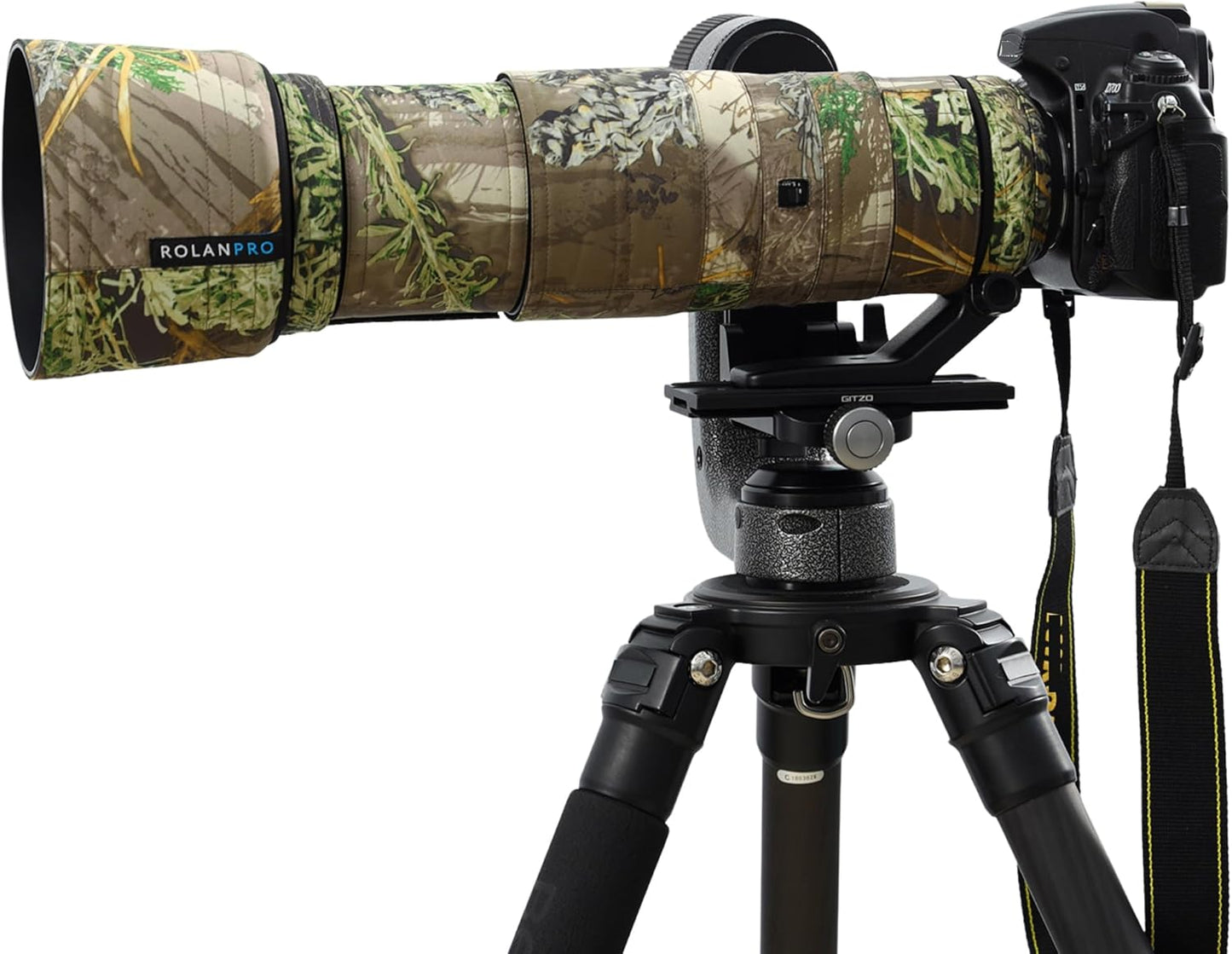 Rolanpro Lens Cover Camouflage Rain Cover for Nikon AF-S 200-500mm f/5.6E FL ED VR Camera Lens Protective Sleeve Case-#9 Classical Grass Waterproof