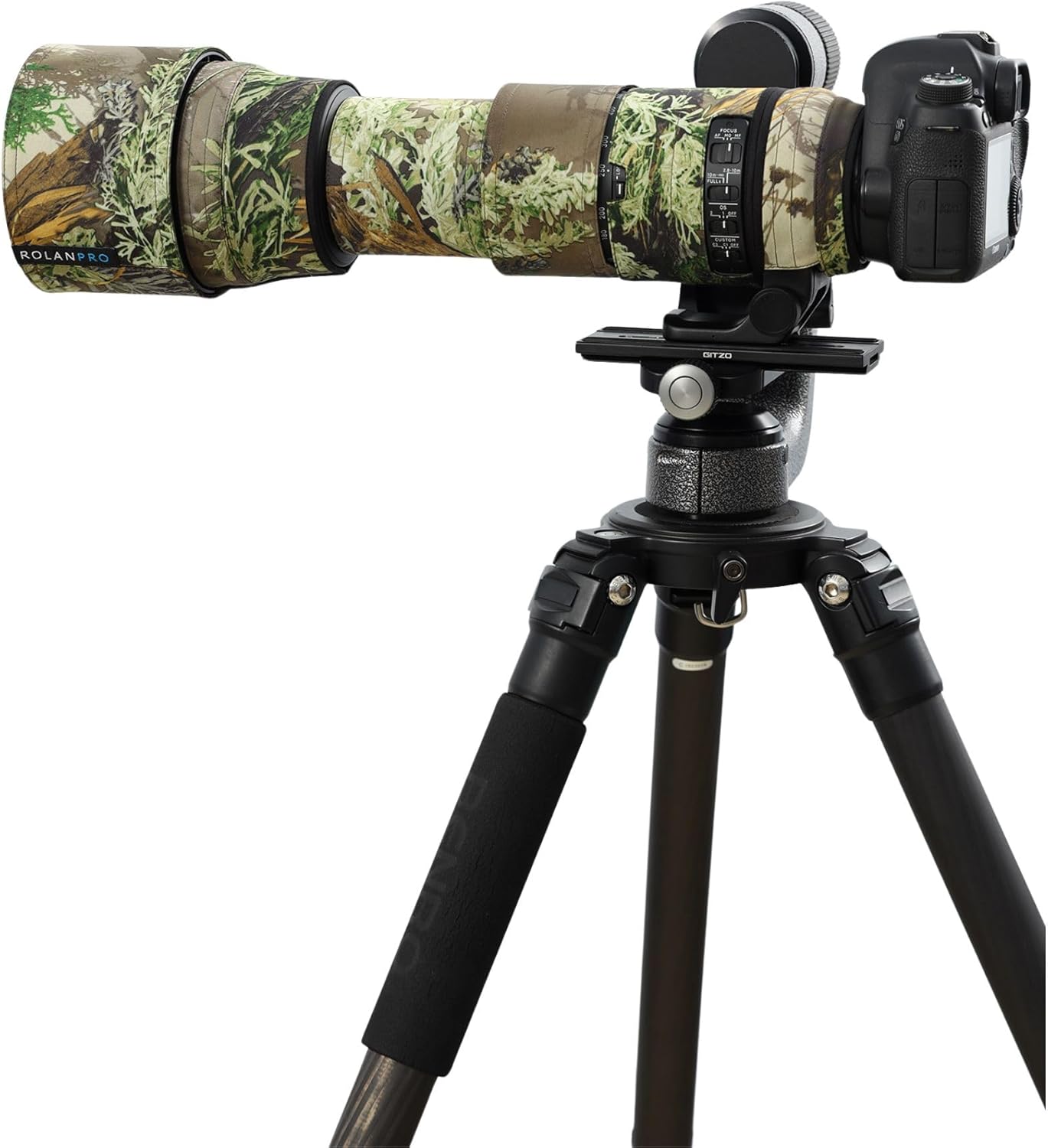 ROLANPRO Camouflage Lens Cover for Sigma 150-600mm F5-6.3 DG OS HSM Contemporary Coat Lens Protective Sleeve Case-#14 Waterproof