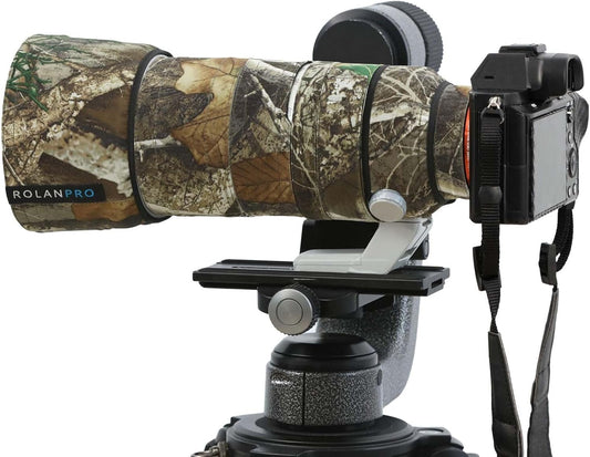 ROLANPRO Waterproof Camouflage Cover for Sony FE 70-200mm F2.8 GM OSS II Raincover Protection Sleeve Case Clothing-#27 Jungle Camo Waterproof