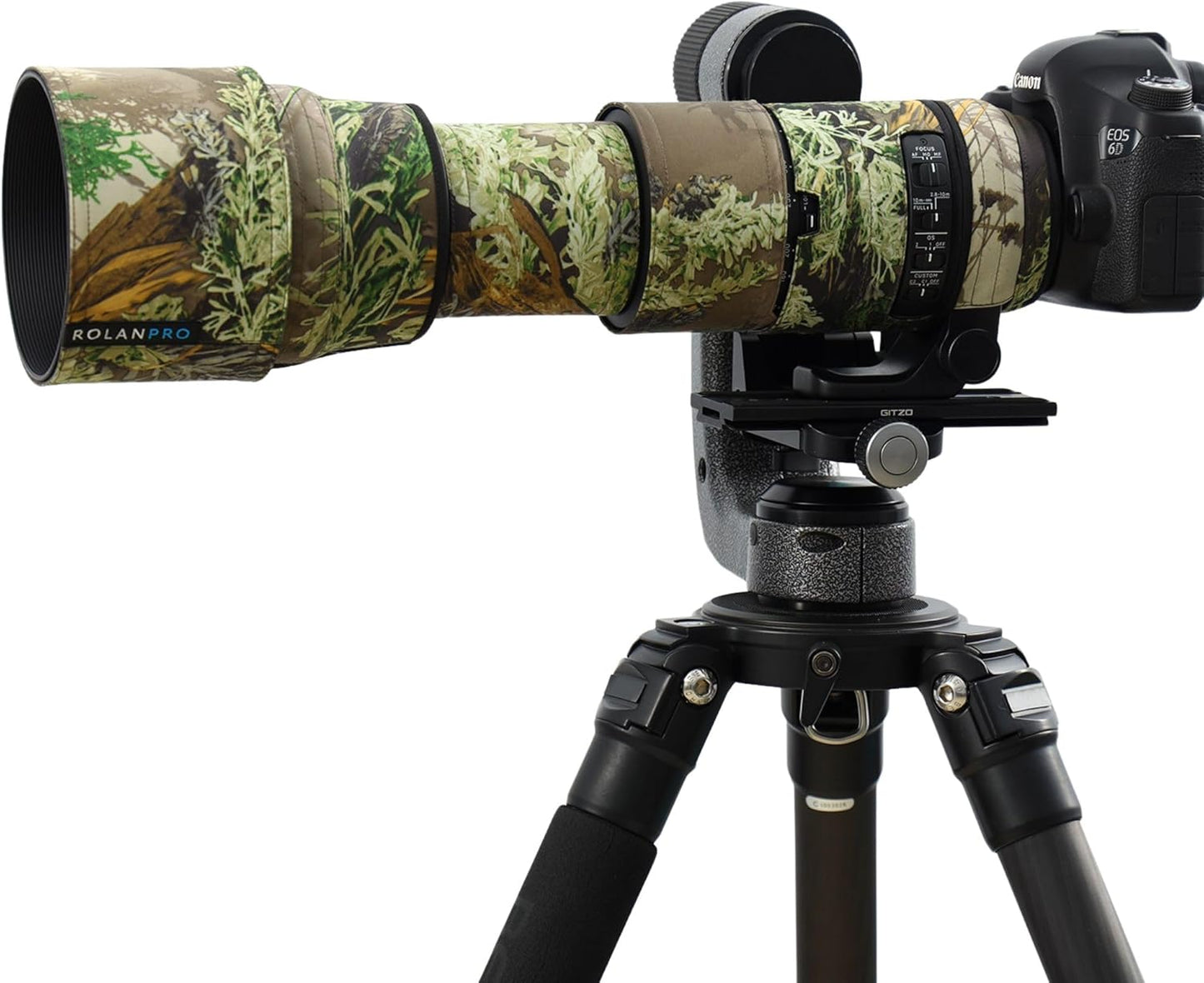 ROLANPRO Camouflage Lens Cover for Sigma 150-600mm F5-6.3 DG OS HSM Contemporary Coat Lens Protective Sleeve Case-#14 Waterproof