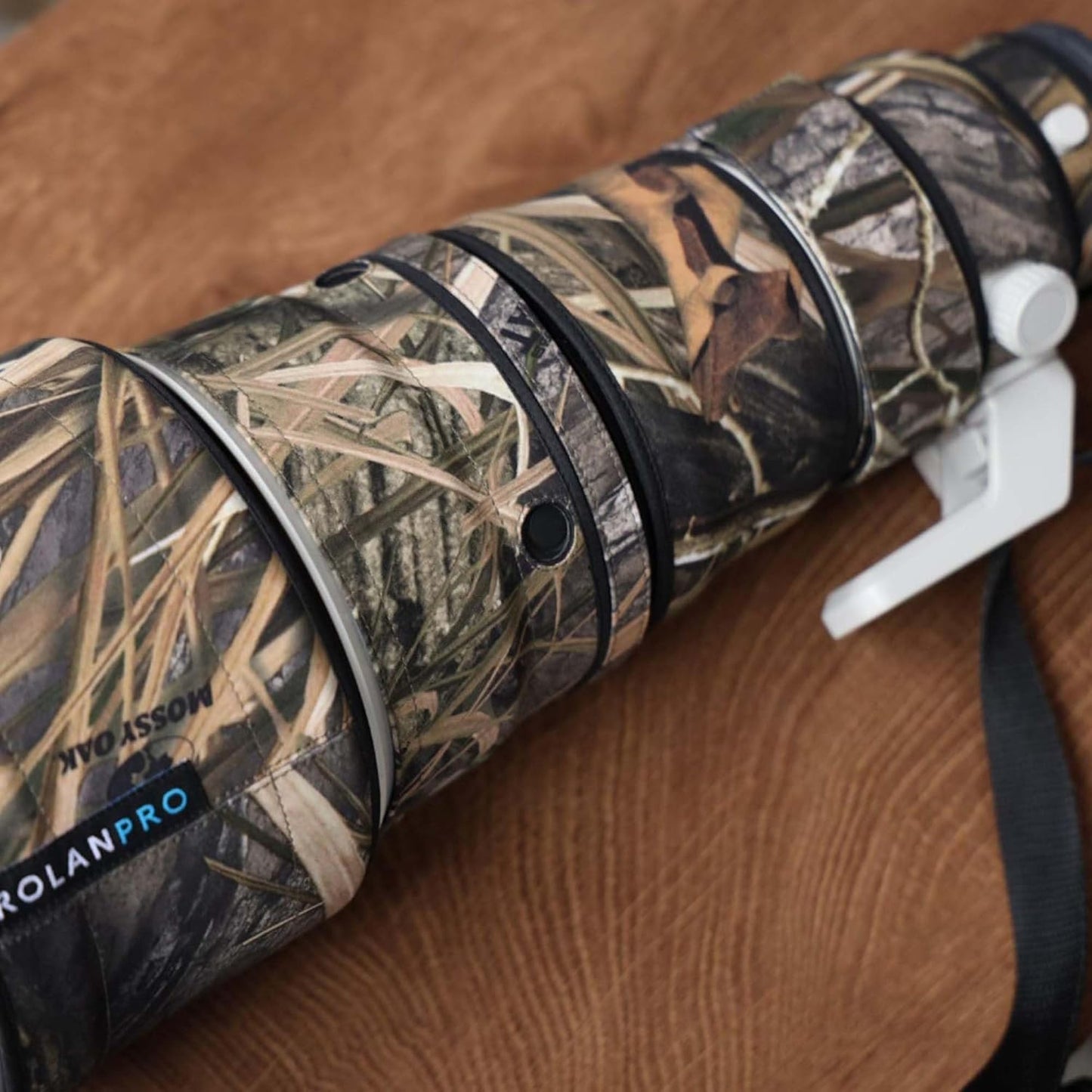 ROLANPRO Waterproof Lens Cover Camouflage Rain Cover for Sony FE 300mm F2.8 GM OSS Lens Protective Sleeve -#49 Weed Camouflage Waterproof