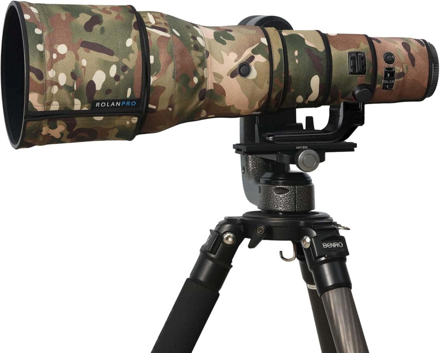 ROLANPRO Waterproof Lens Camouflage Cover for Nikon Z 800mm f6.3 VR S Camouflage Rain Cover Lens Protective Sleeve Case Clothing-#9 Reed