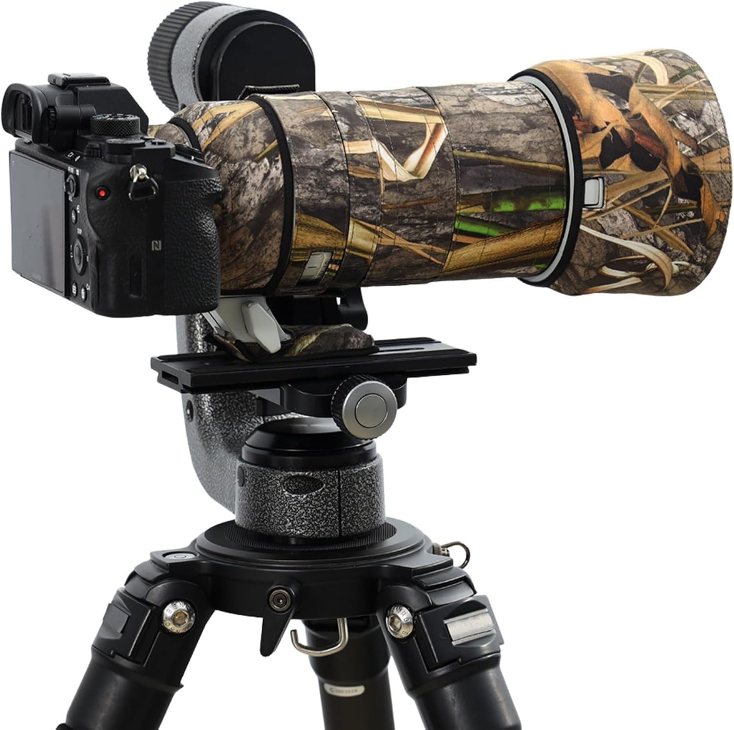 ROLANPRO Waterproof Camouflage Cover for Sony FE 70-200mm F2.8 GM OSS II Raincover Protection Sleeve Case Clothing-#27 Jungle Camo Waterproof