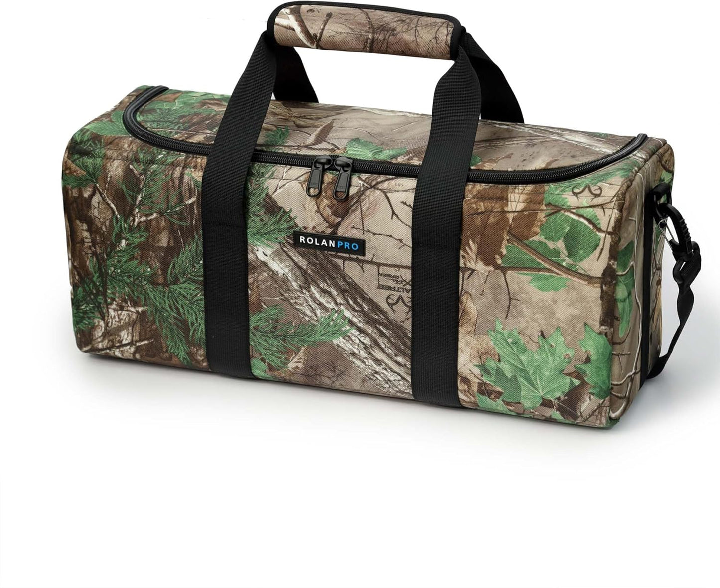 Rolanpro Telephoto Lens Camera Bag for Nikon 180-600mm/600mm F6.3, Camera Lens Pouch Case for Sony 200-600mm,for Canon 200-800 etc(Jungle)